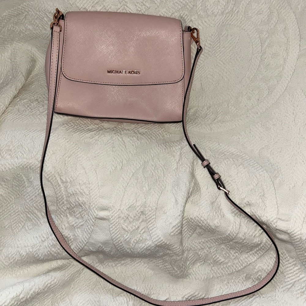 Michael Kors Pink Cross Body Purse